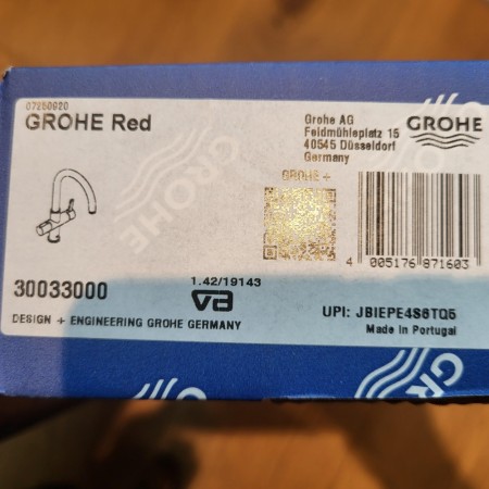 GROHE Red armatur uten boiler